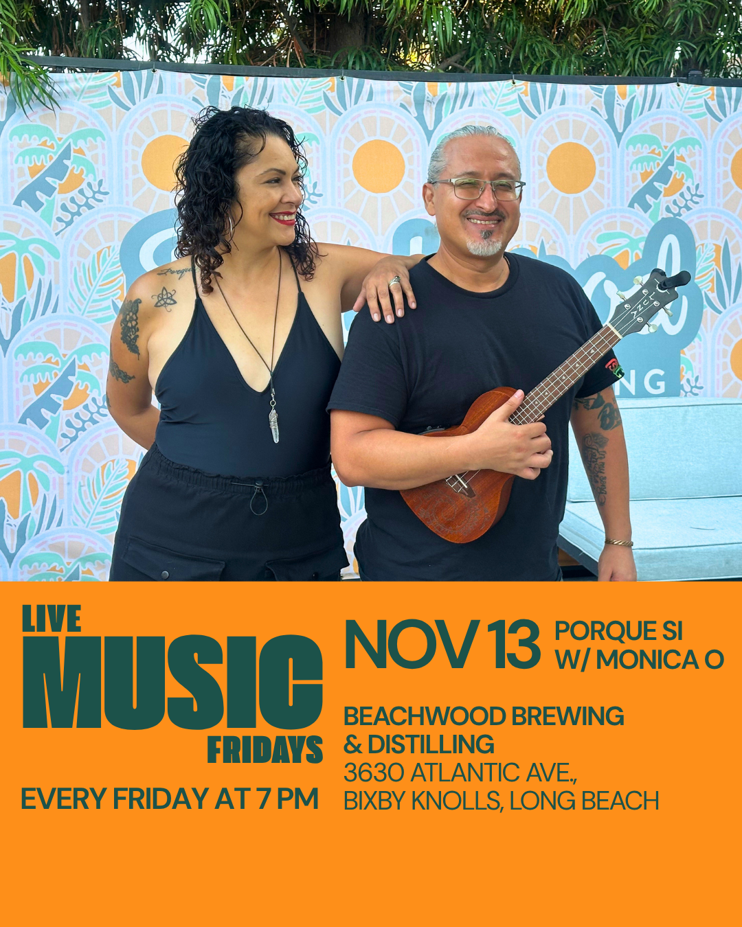Fridays: Live Music at Beachwood Distilling ๐น Bixby Knolls Long Beach