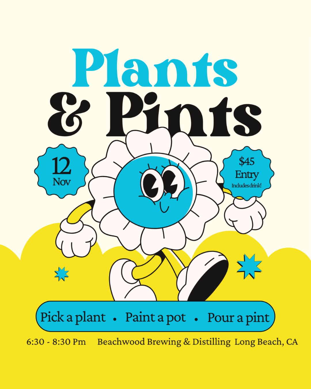 Plants & Pints Event at Beachwood Distilling ๐น Bixby Knolls Long Beach
