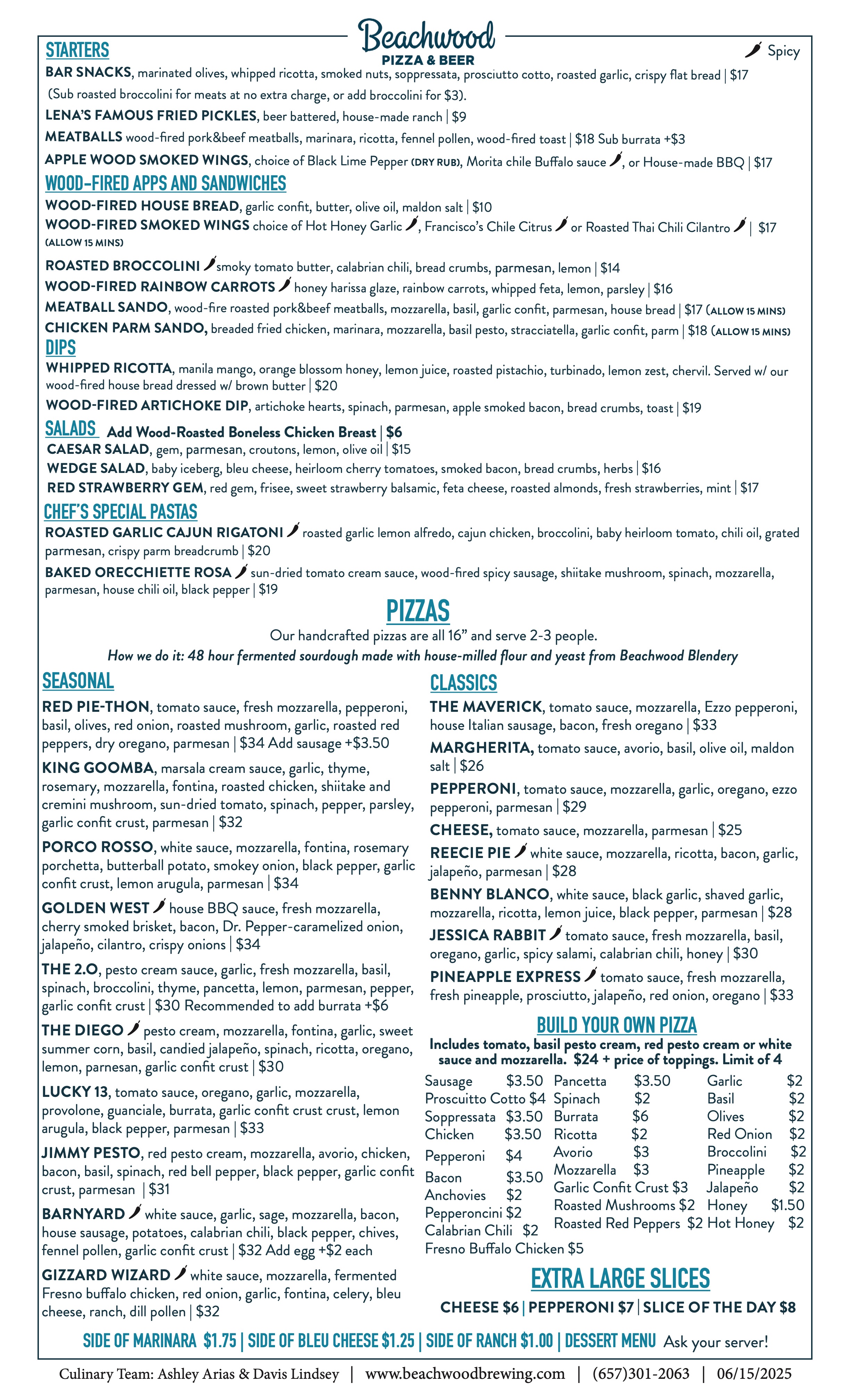Huntington Beach food menu