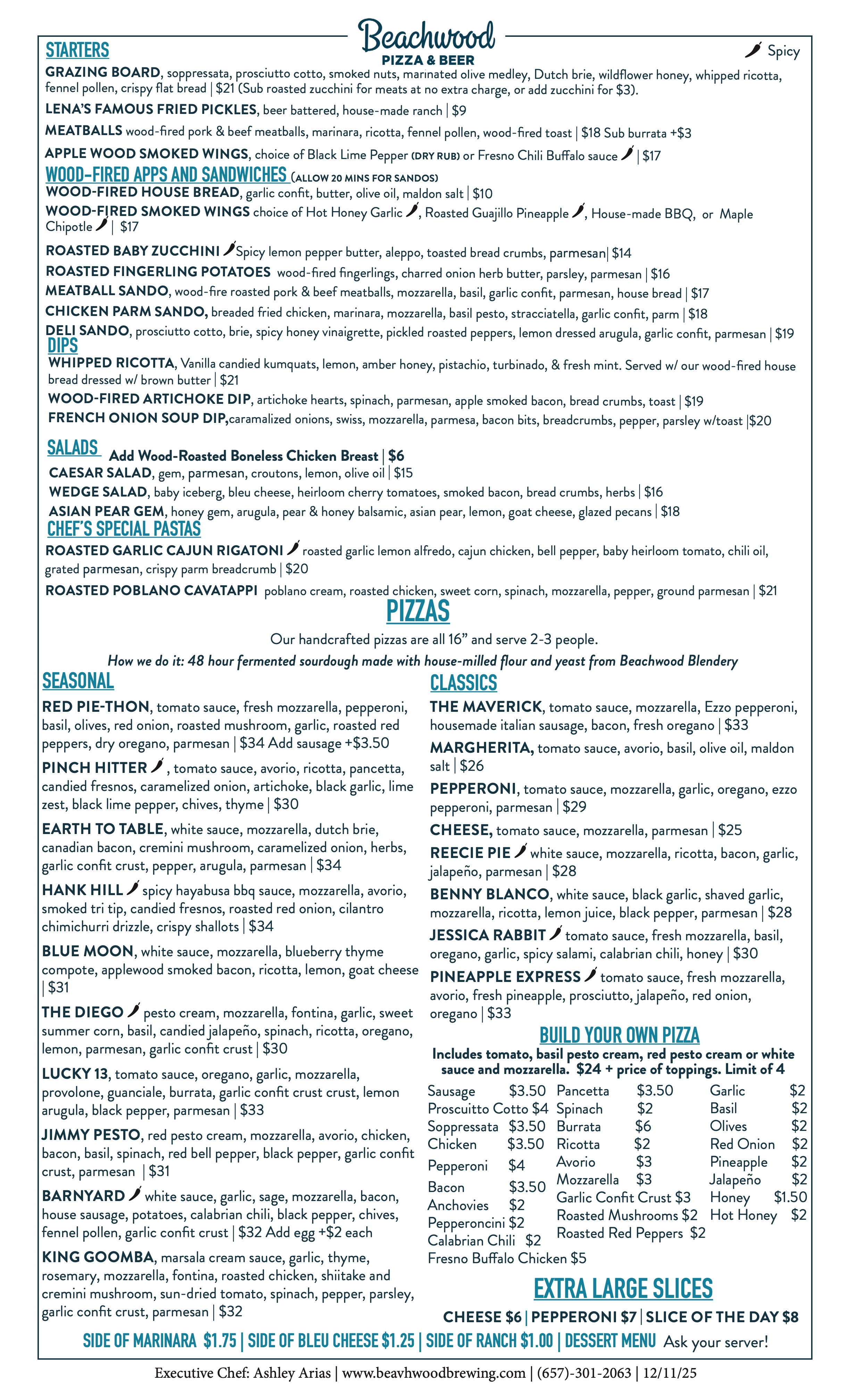 Huntington Beach food menu