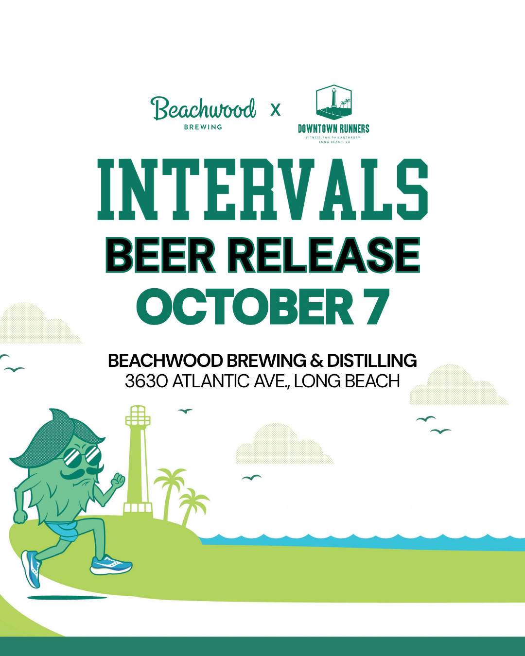 Intervals Release + Runners Meetup at Beachwood Distilling 🍹 Bixby Knolls Long Beach