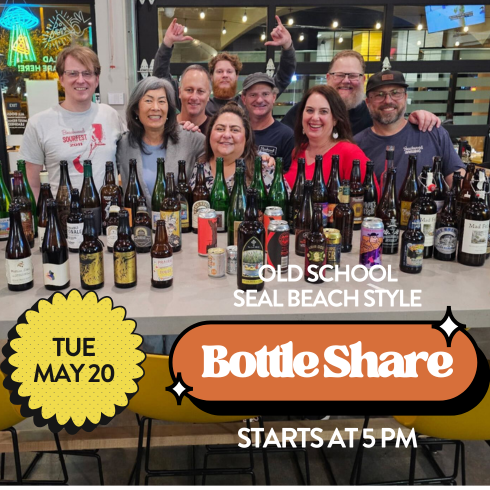 Old-School Seal Beach Bottle Share-Style at Beachwood Pizza & Beer