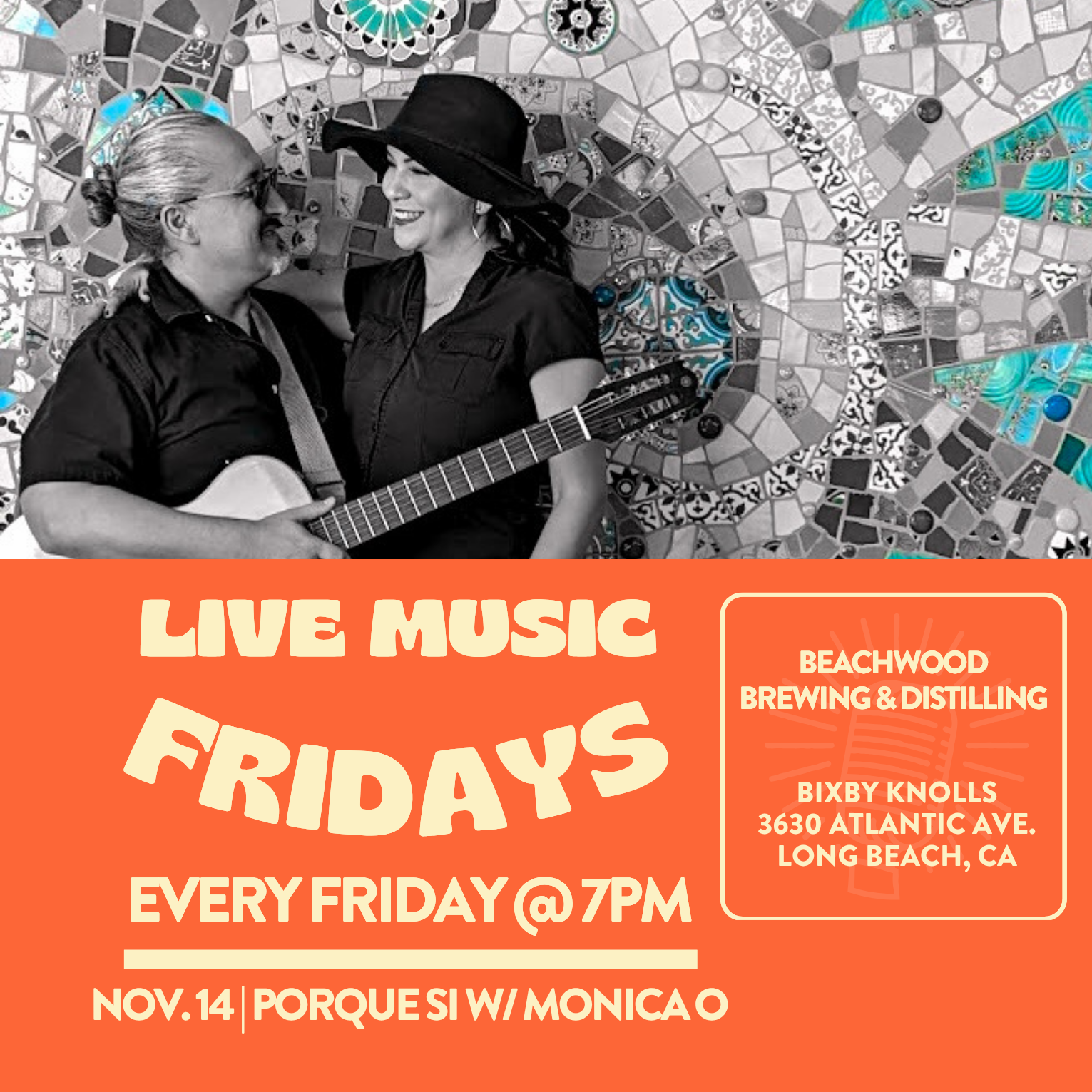 Fridays: Live Music at Beachwood Brewing & Distilling