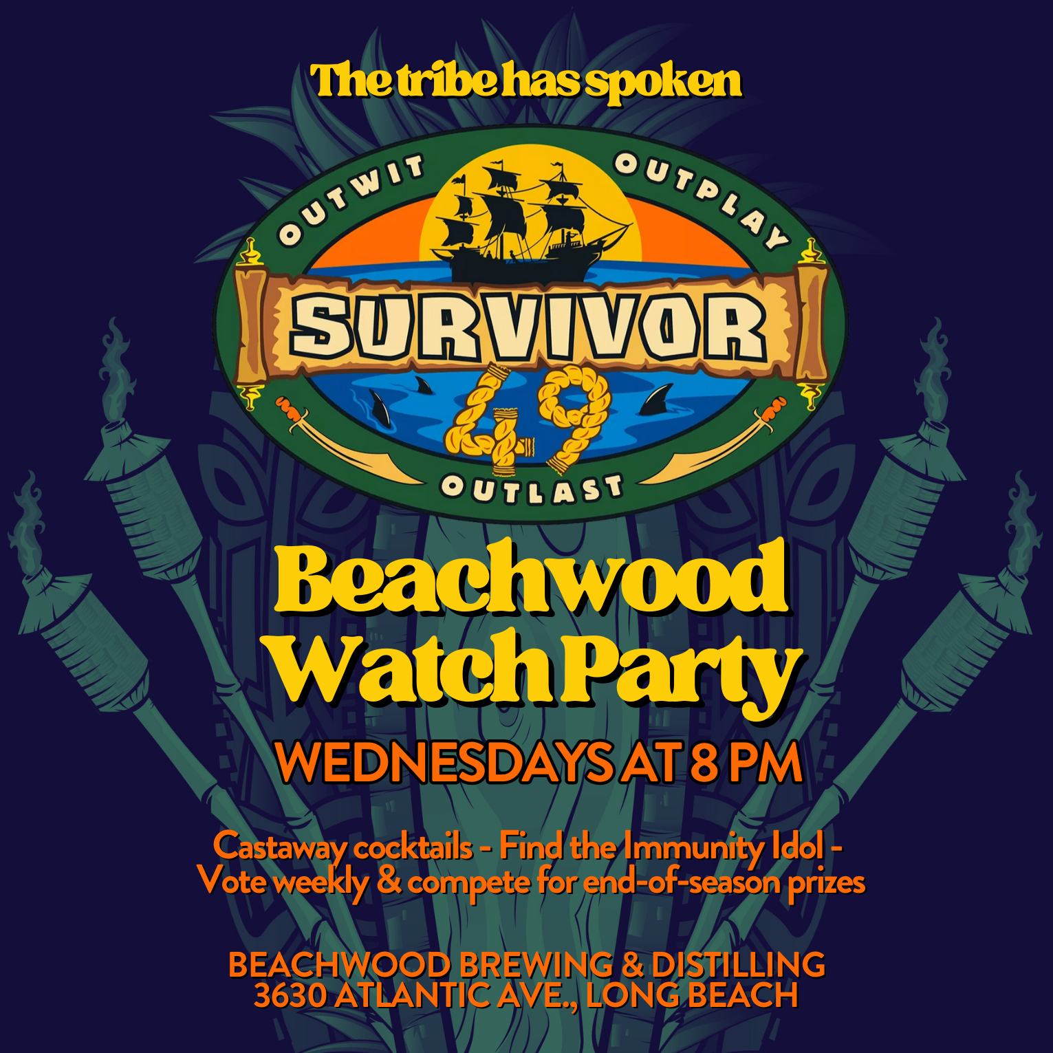 The Tribe Has Spoken | Survivor Season 49 FINALE Watch Party at Beachwood Brewing & Distilling