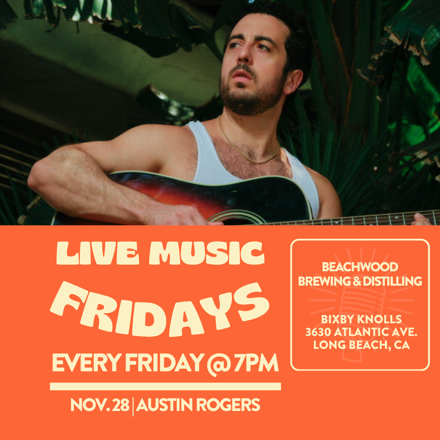 Fridays: Live Music at Beachwood Brewing & Distilling