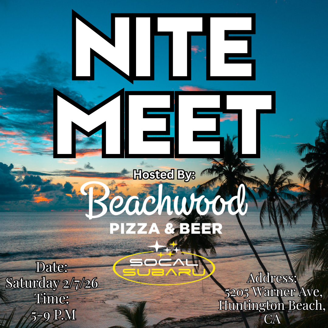 SoCal Subaru Car Meet at Beachwood Pizza & Beer