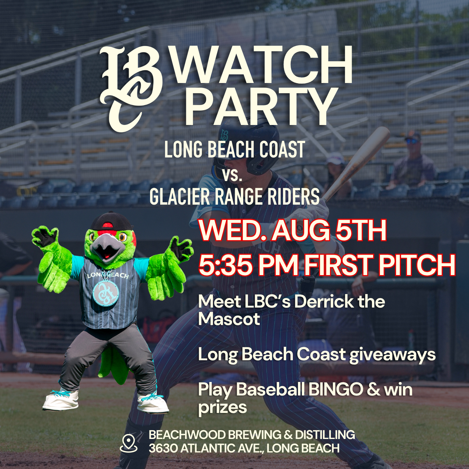 Long Beach Coast Watch Party at Beachwood Distilling 🍹 Bixby Knolls Long Beach