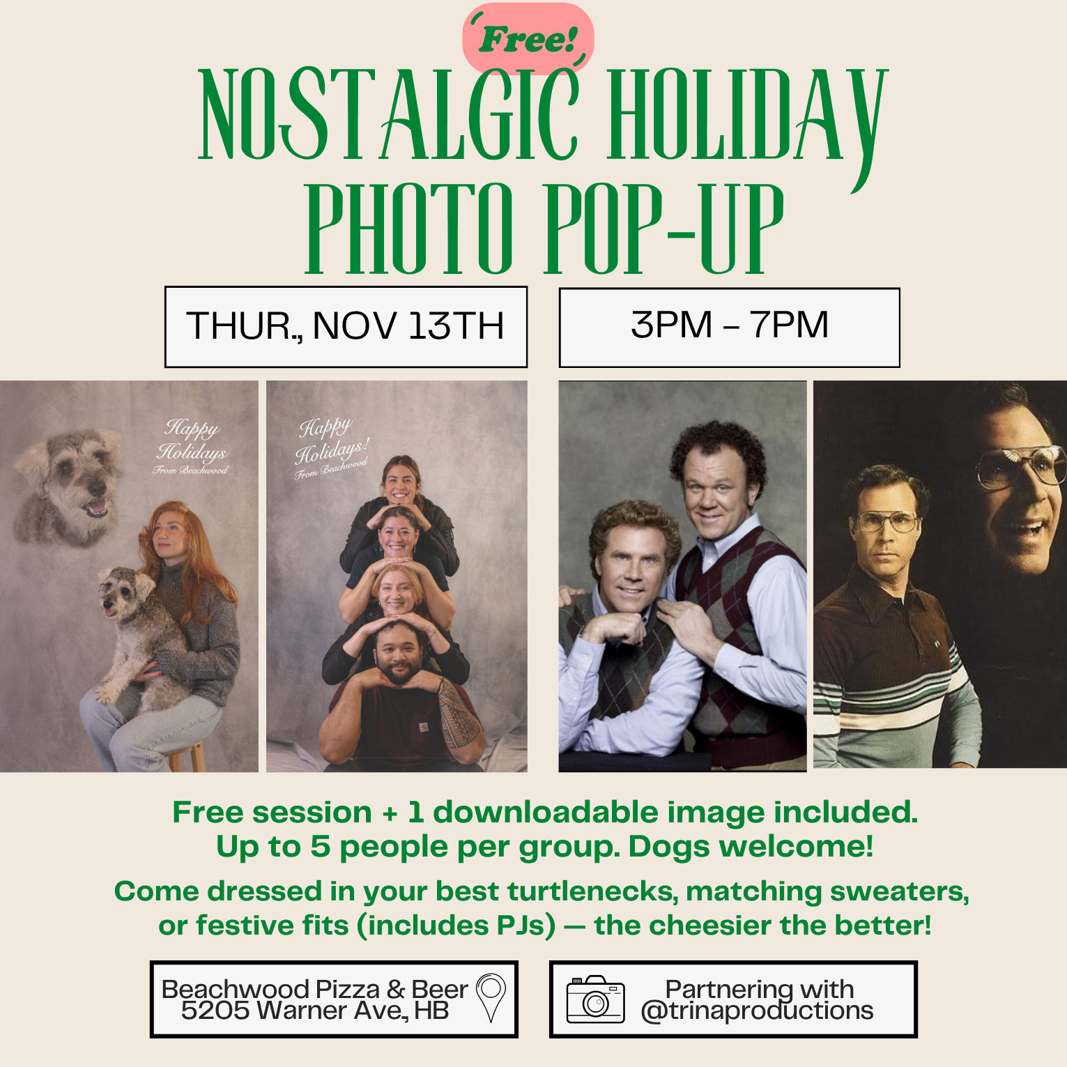 Nostalgic Photo Pop-up at Beachwood Pizza & Beer