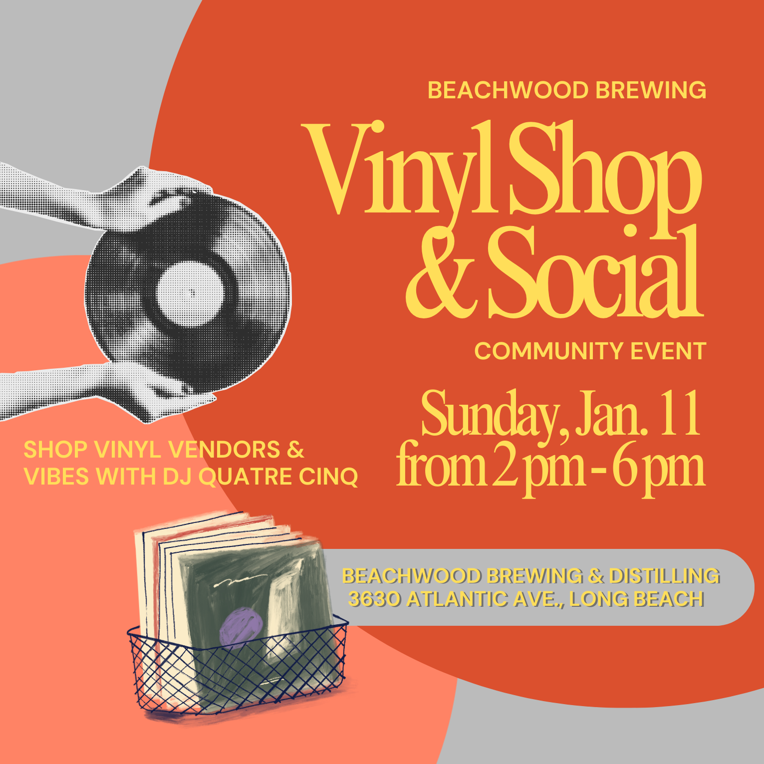 Vinyl Shop & Social AT BEACHWOOD BREWING & DISTILLING