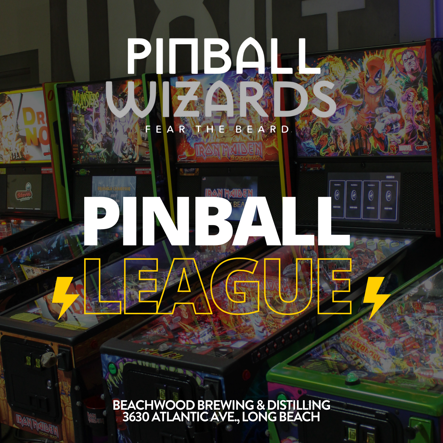 Pinball League at at Beachwood Distilling 🍹 Bixby Knolls Long Beach