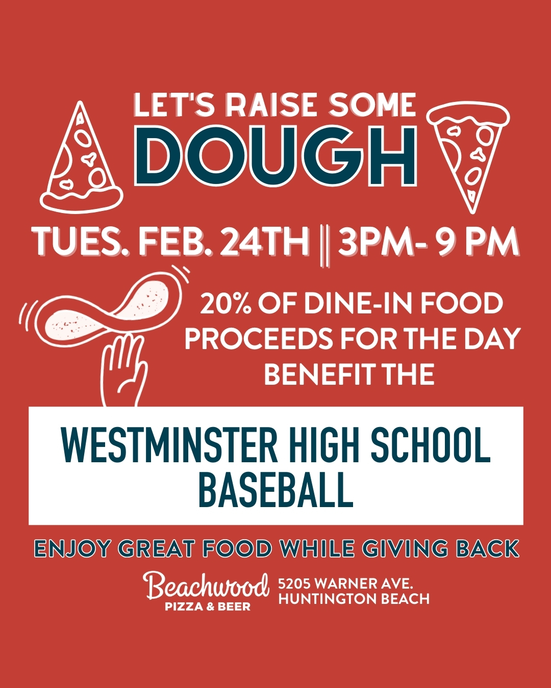 Fundraiser Event at Beachwood Pizza & Beer
