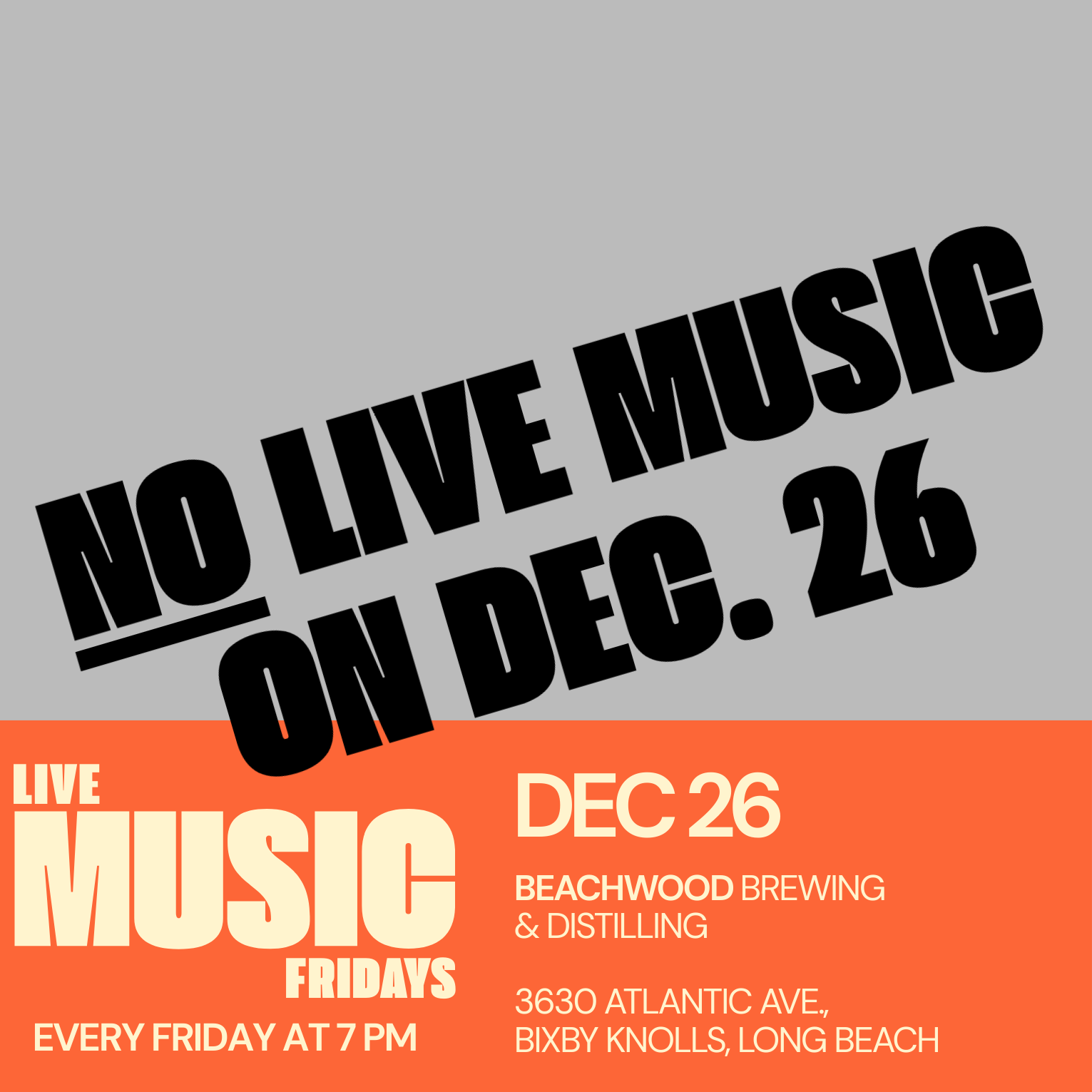 Fridays: Live Music at Beachwood Brewing & Distilling
