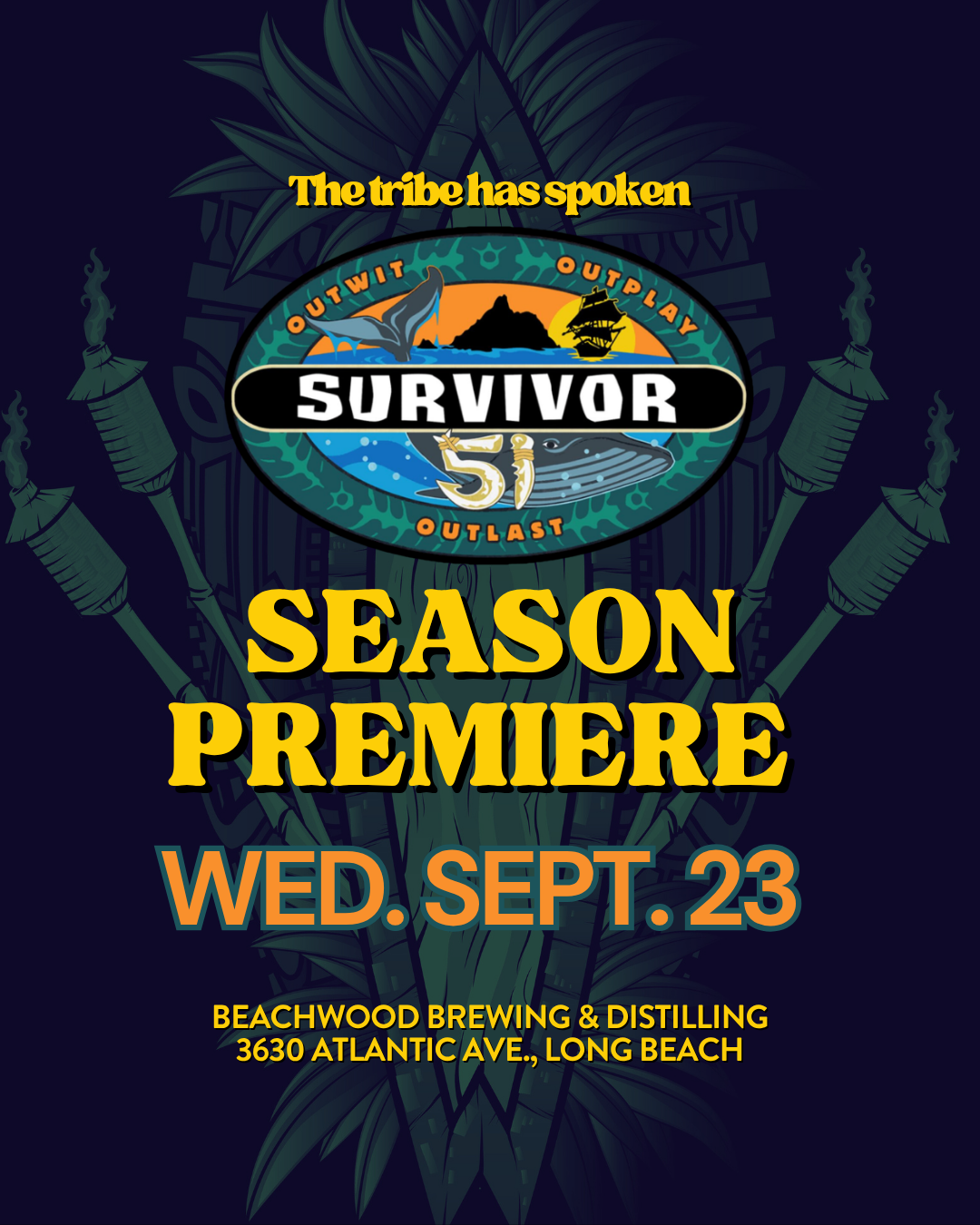 Survivor Watch Party at Beachwood Distilling 🍹 Bixby Knolls Long Beach