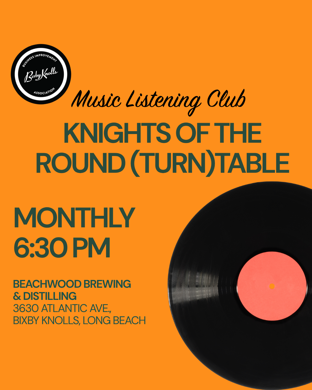 Knights of the Round (Turn)Table at at Beachwood Distilling 🍹 Bixby Knolls Long Beach