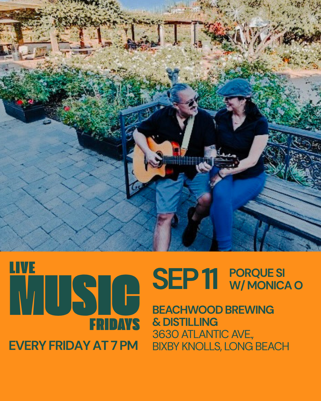 Fridays: Live Music at at Beachwood Distilling 🍹 Bixby Knolls Long Beach