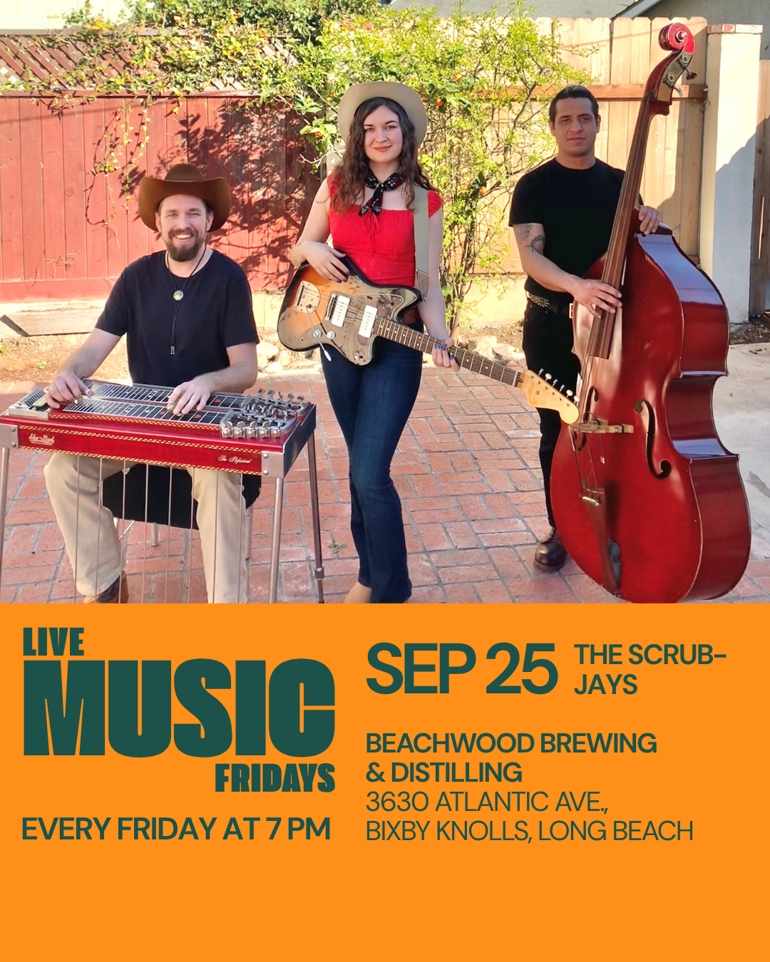 Fridays: Live Music at at Beachwood Distilling 🍹 Bixby Knolls Long Beach