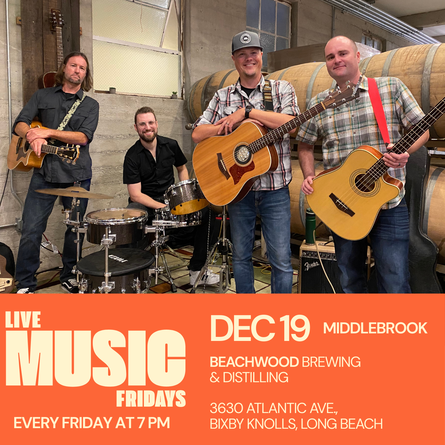 Fridays: Live Music at Beachwood Brewing & Distilling