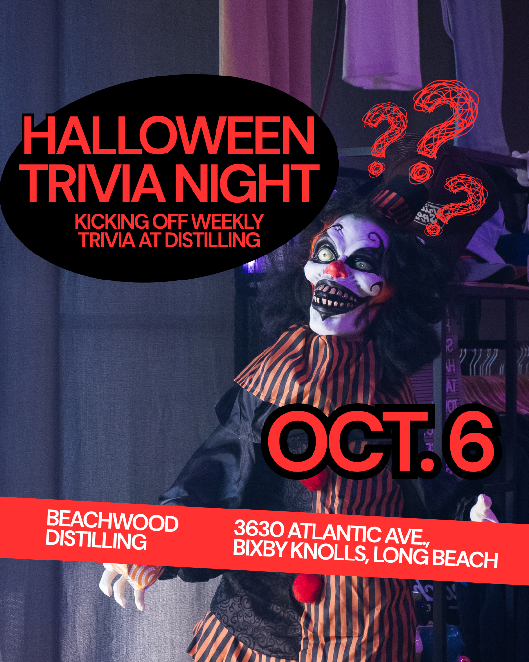 Tuesdays: Trivia at Beachwood Distilling 🍹 Bixby Knolls Long Beach